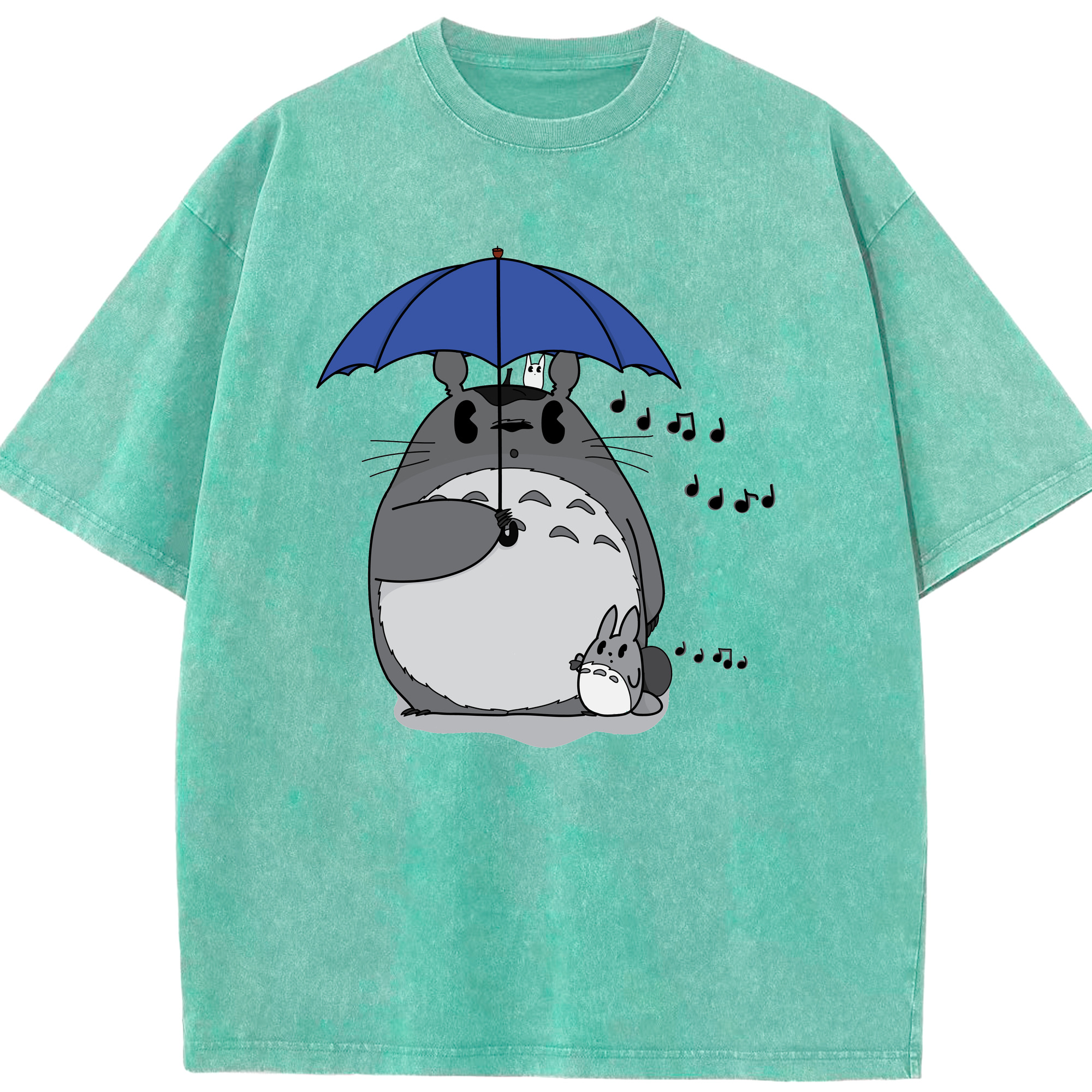 （画像用） となりのトトロ 草壁メイ 草壁サツキ My Neighbor Totoro Satsuki Kusakabe Mei Kusakabe 綿100% ヴィンテージ風 半袖Tシャツ（フロントプリント）